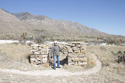 Debby at Ruins